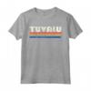 Retro Vintage Anni '70 80 Stile Tuvalu Maglietta - Design Hipster Florida - Ideale per Amanti della Moda Vintage