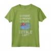 HapTiger Vacanza di Viaggio Tuvalu Maglietta - Souvenir Esclusivo con Bandiera Tuvalu - Ideale per Coppie o Single in Viaggio a Tuvalu