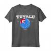 Bandiera Tuvalu - Tee Maglietta con Coordinate e Design Retrò - Ideale per l'Orgoglio Nazionale e i Viaggi