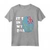 Tuvalu It's In My DNA Pride Tuvaluan Flag Roots Uomini Donne Maglietta - Perfect Souvenir for Tuvalu Tourists