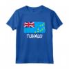Bandiera di Tuvalu - Maglietta Leggera con Taglio Classico - Ideale per Mostrare l'Orgoglio Tuvaluano