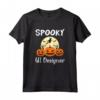 Spooky UI Designer - Divertente Halloween Maglietta per Halloween Party - Costume Creativo con Trick or Treat e Dolcetto o Scherzetto