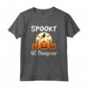 Spooky UI Designer - Divertente Halloween Maglietta per Halloween Party - Costume Creativo con Trick or Treat e Dolcetto o Scherzetto