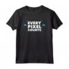 Every Pixel Counts Graphic Designer T-Shirt - Ideale regalo per Designer Grafici - Acquista Maglietta Online
