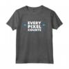 Every Pixel Counts Graphic Designer T-Shirt - Ideale regalo per Designer Grafici - Acquista Maglietta Online