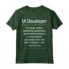Divertente UI Developer Maglietta - Regalo Gag per Sviluppatori di Interfaccia Utente - Design Esilarante per Colleghi