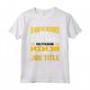 Funny UI and UX Designer Job Title Maglietta - Full-time Multitasking Ninja Design - Perfect Gift for Tech Professionals