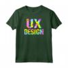Divertente Esperienza Utente - Maglietta UX/UI Design Donna - Tie Dye Colorato - Ideale per Designer di Interfaccia Utente