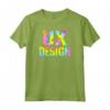 Divertente Esperienza Utente - Maglietta UX/UI Design Donna - Tie Dye Colorato - Ideale per Designer di Interfaccia Utente
