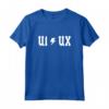 Design Interfaccia Utente UI / UX in Metallo - Maglietta Rock & Roll per Designer - Ideale come Regalo