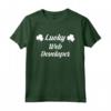 Sviluppatore Web St Patricks Day 2023 - Maglietta Lavoro Front Back End UI - Ideale per Festeggiare San Patrizio