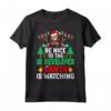 Be Nice to the UI Developer Santa - Christmas Maglietta - Perfect Xmas Gift for UI Developer - Lightweight and Classic Fit