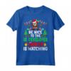Be Nice to the UI Developer Santa - Christmas Maglietta - Perfect Xmas Gift for UI Developer - Lightweight and Classic Fit