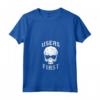 Donna Utenti First Skull - Maglietta Rock Metal con Collo a V - Idea Regalo per Designer UX/UI e Appassionati di Musica