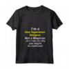 Donna User Experience Designer UX UI Front End App Developer - Maglietta con Collo a V - Ideale per Professioniste del Settore Tecnologico