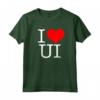 Amo (Cuore) UI Maglietta - Design Interfaccia Utente - Idea Regalo Creativa per Compleanni, Feste, Natale