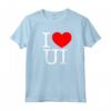 Amo (Cuore) UI Maglietta - Design Interfaccia Utente - Idea Regalo Creativa per Compleanni, Feste, Natale
