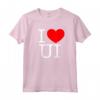 Amo (Cuore) UI Maglietta - Design Interfaccia Utente - Idea Regalo Creativa per Compleanni, Feste, Natale