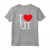 Amo (Cuore) UI Maglietta - Design Interfaccia Utente - Idea Regalo Creativa per Compleanni, Feste, Natale