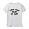 Lorem Ipsum Dolor Sit Amet Graphic Designer Web UX UI Divertente Maglietta - Ideale Regalo per Appassionati di Tipografia e Designer - Stile Vintage Retrò