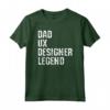 Miglior Papà Esperienza Utente Divertente - Maglietta Design UX UI per Papà Leggenda - Ideale per Regali Tecnologici