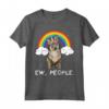EW Persone Vallhund Svedese Unicorno Arcobaleno Maglietta - Ideale per Amanti dei Cani e degli Unicorni