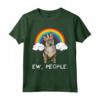 EW Persone Vallhund Svedese Unicorno Arcobaleno Maglietta - Ideale per Amanti dei Cani e degli Unicorni
