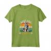 Best Dog Mom Ever Funny Retro Svedese Vallhund Proprietario Maglietta con Collo a V - Regalo Unico per Amanti dei Cani Vallhund