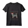 Donna Natale svedese Vallhund Maglietta con Collo a V - Design Natalizio - Regalo Perfetto per i Genitori di Vallhund Svedesi