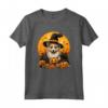 Spettrale Vallhund Dog Witch Halloween Maglietta - Vintage Retrò per Halloween, Natale, Capodanno