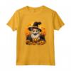 Spettrale Vallhund Dog Witch Halloween Maglietta - Vintage Retrò per Halloween, Natale, Capodanno