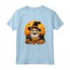 Spettrale Vallhund Dog Witch Halloween Maglietta - Vintage Retrò per Halloween, Natale, Capodanno