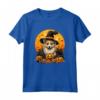 Spettrale Vallhund Dog Witch Halloween Maglietta - Vintage Retrò per Halloween, Natale, Capodanno