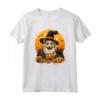 Spettrale Vallhund Dog Witch Halloween Maglietta - Vintage Retrò per Halloween, Natale, Capodanno