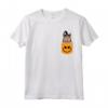 Halloween Pocket svedese Vallhund Spaventoso Jack O Lanterna Maglietta - Regalo Unico per Cani e Amanti dei Cani