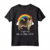 Arcobaleno Svedese Vallhund Trust Me I'm A Unicorn Dog Maglietta - Regalo Divertente per Amanti dei Cani e Amici