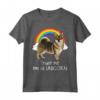 Arcobaleno Svedese Vallhund Trust Me I'm A Unicorn Dog Maglietta - Regalo Divertente per Amanti dei Cani e Amici
