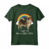 Arcobaleno Svedese Vallhund Trust Me I'm A Unicorn Dog Maglietta - Regalo Divertente per Amanti dei Cani e Amici