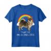 Arcobaleno Svedese Vallhund Trust Me I'm A Unicorn Dog Maglietta - Regalo Divertente per Amanti dei Cani e Amici