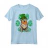 Leprechaun Svedese Vallhund St Patricks Day Shamrock Paw Maglietta per Cani - Regalo Divertente per Amici a Quattro Zampe