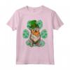 Leprechaun Svedese Vallhund St Patricks Day Shamrock Paw Maglietta per Cani - Regalo Divertente per Amici a Quattro Zampe