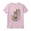 Bandiera Americana Mimetico Vallhund Svedese Maglietta - T-shirt per Amanti dei Cani - Regalo Unico per Quattro Zampe