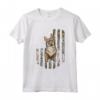 Bandiera Americana Mimetico Vallhund Svedese Maglietta - T-shirt per Amanti dei Cani - Regalo Unico per Quattro Zampe