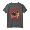 Svedese Vallhund San Valentino Dog Love Paw - Maglietta per Amanti dei Cani - Ideale Regalo per San Valentino