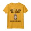 Regalo per Amanti dei Cani - I'm just a boy who loves Svedese Vallhunds Maglietta per Dog Lovers - Ideale per Proprietari di Vallhunds