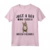 Regalo per Amanti dei Cani - I'm just a boy who loves Svedese Vallhunds Maglietta per Dog Lovers - Ideale per Proprietari di Vallhunds