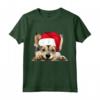 Cappello di Babbo Natale svedese Vallhund Dog Christmas Maglietta - Maglietta Natale Cane Festiva per Amanti dei Cani