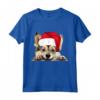 Cappello di Babbo Natale svedese Vallhund Dog Christmas Maglietta - Maglietta Natale Cane Festiva per Amanti dei Cani