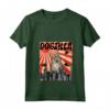 Donna Divertente Retro Giapponese Dogzilla Svedese Vallhund - Maglietta con Collo a V per Amanti dei Cani - Regalo Divertente per Crazy Dog Lover