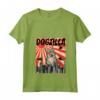 Donna Divertente Retro Giapponese Dogzilla Svedese Vallhund - Maglietta con Collo a V per Amanti dei Cani - Regalo Divertente per Crazy Dog Lover